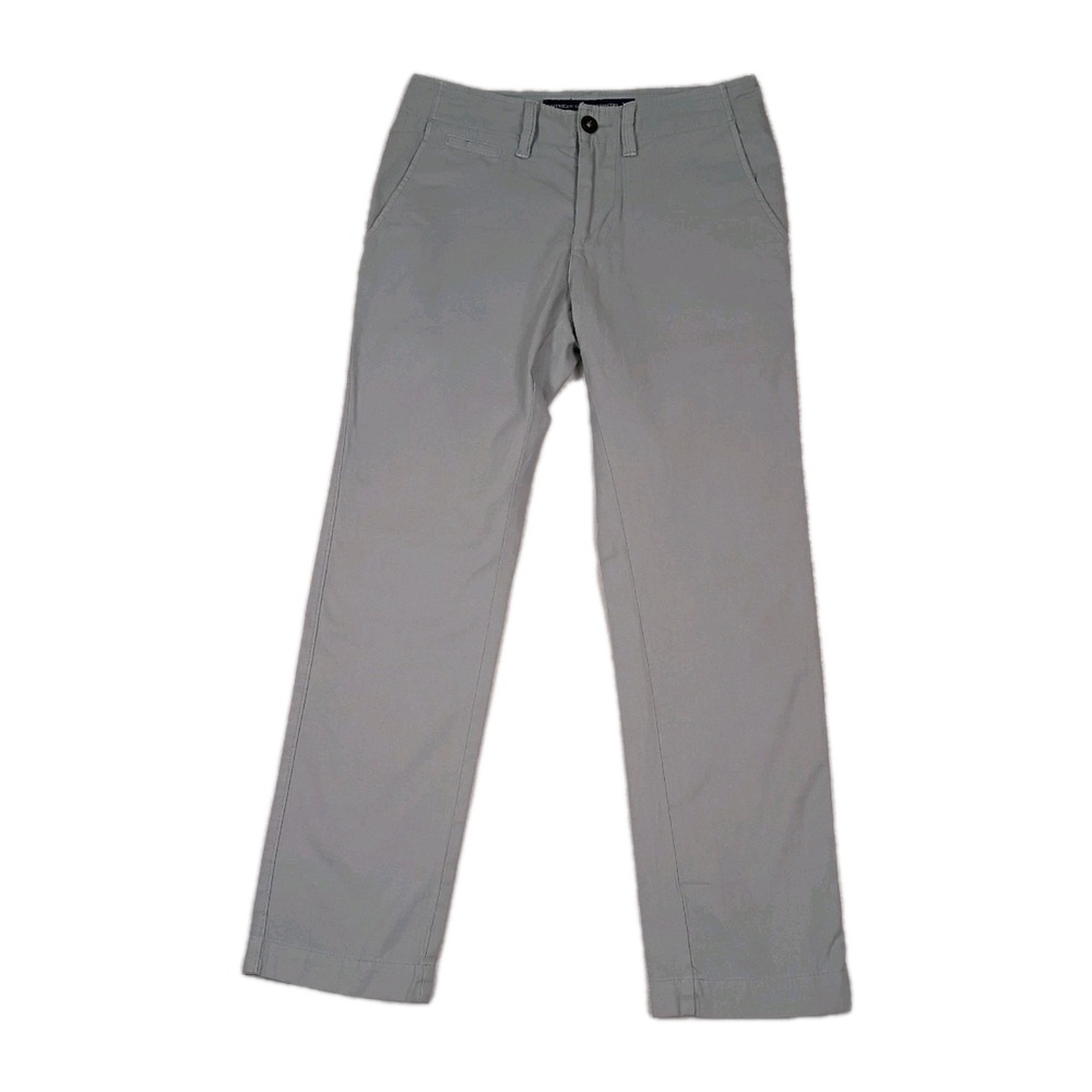 NEW American Eagle Chino Pants Men's 28x30 Slim Straight‎ Gray Fits like 30x29